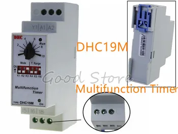 

1PCS Relay DHC DHC19M AC/DC 24-240V DHC19-M Multifunction Timer