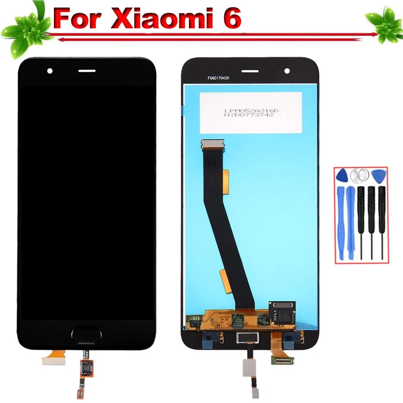 

5.15" for Xiaomi 6 LCD Display Touch Screen Digitizer Assembly A Quality for Xiaomi Mi 6 LCD Display Replacement Parts