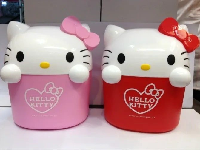 New Hot Hello Kitty Creative Cute Multifunctional Garbage Can Vehicle
