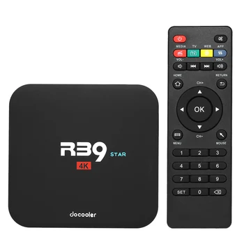 

Android 7.1 Docooler R39 STAR Smart Android TV Box RK3229 Quad Core UHD 4K VP9 H.265 2GB / 16GB DLNA WiFi LAN HD Media Player