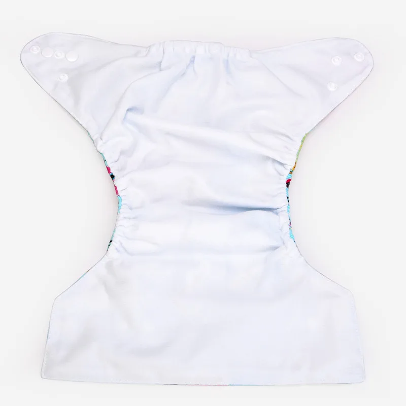  [Mumsbest] 7Pcs/Set Wholesale Diaper Unisex Cute Printed Baby Cloth Diapers Adjustable Washable Bab