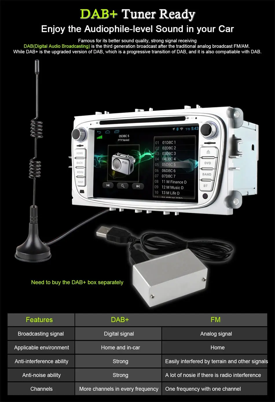 Cheap Ownice C500 4G LTE Android 6.0 Octa 8 Core Car DVD Player GPS For FORD Mondeo S-MAX Connect FOCUS 2 2008 2009 2010 2011 32G ROM 13