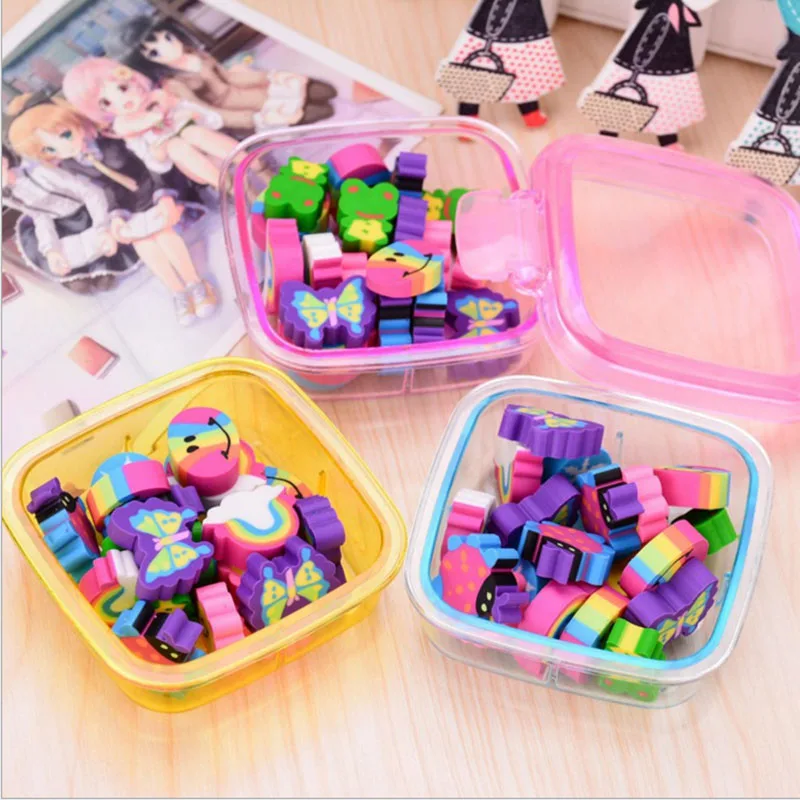 Buy Mini Cute Kawaii Rainbow Rubber Eraser Lovely