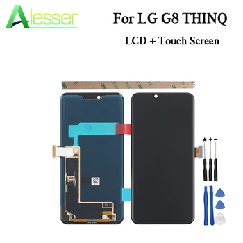 

Alesser For LG G8 ThinQ LCD Display And Touch Screen 6.1" Tested Replacement Part For LG G8 ThinQ phone +Tools And Adhesive