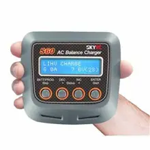 New High Quality SKYRC S60 60W AC Balance Battery Charger Discharger for Remote Control Airplane RC Car Charging Accs