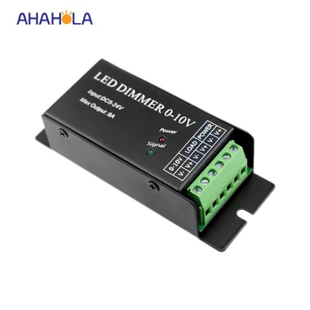 

input voltage dc 5-24v,output 0-10v dimmer signal led controller,0-10v dimming ,8A/channel,max 192w for led strip