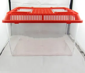 

1PCS Plastic Aquarium Spider Scorpion Feeding Box Reptile Vest