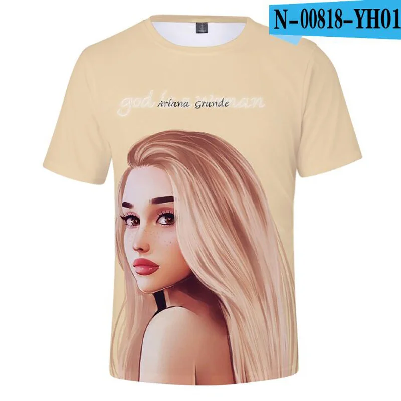 Футболка Ariana Grande с 3D рисунком опасной женщины мужская женская футболка Бога