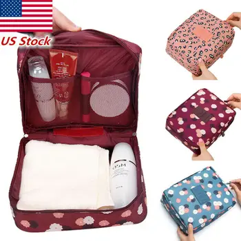 

2019 Newest Fashion Travel Cosmetic Makeup Bag Toiletry Case Hanging Pouch Wash Organizer Storage