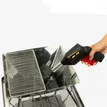New BBQ Fan Outdoor Gun Grill Air Fire Non-stick Tong Hand Crank BBQ Blower Fireplace Camping Grill Starter Flame Exciter