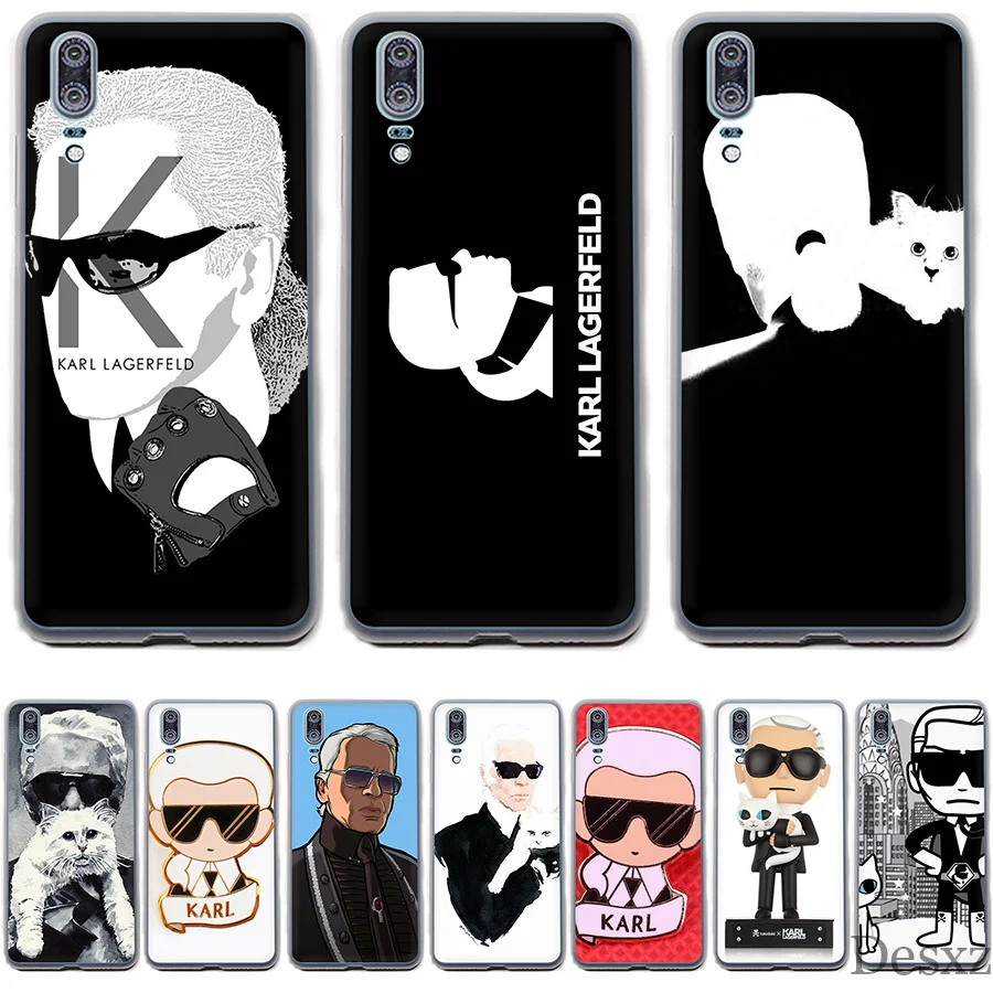 

Phone Case Cover Popular Fashion Man Karl Lagerfeld Green For Huawei P Smart P8 P9 P10 P20 Lite Pro P20pro 2015 2016 2017 Cover