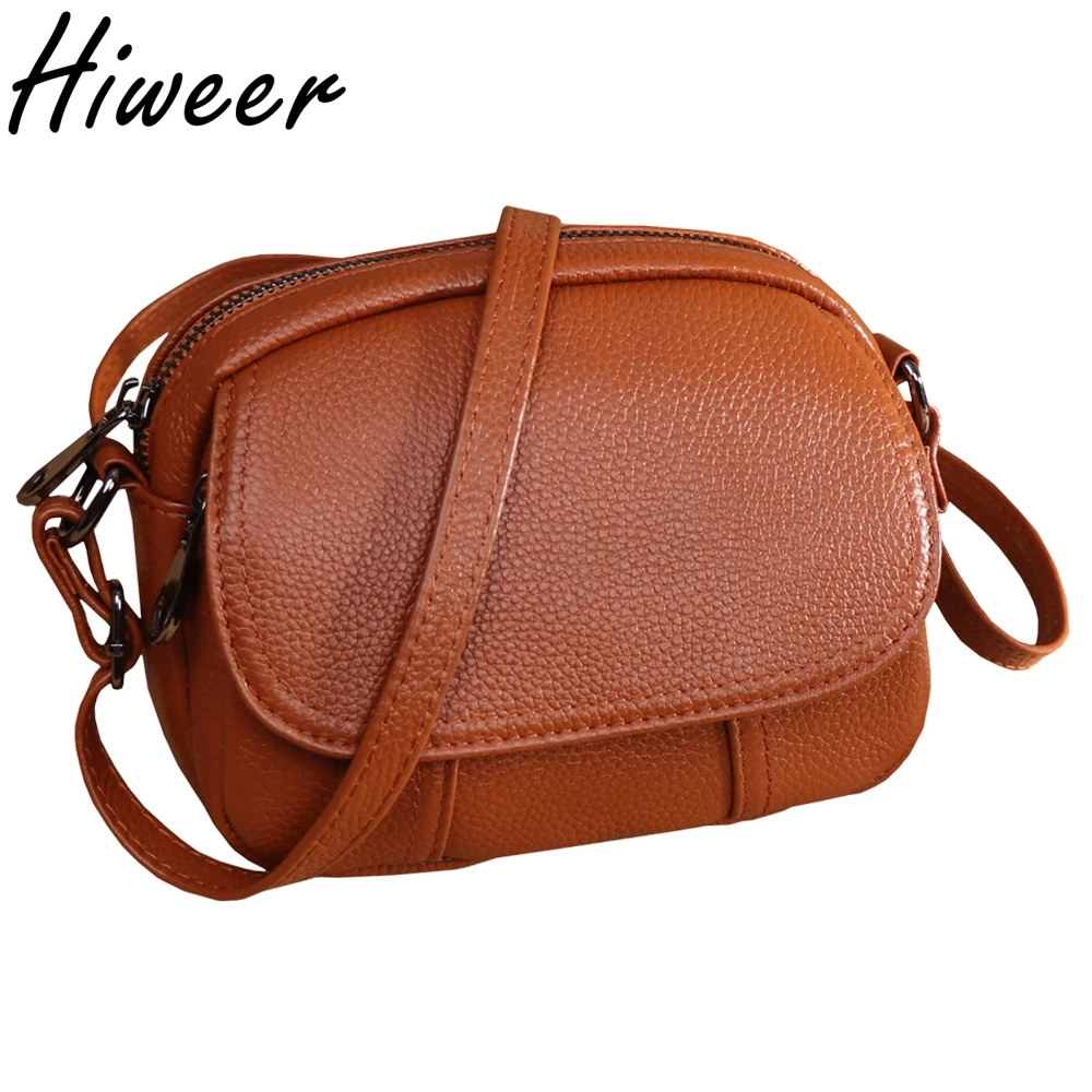 

Women Messenger Bags High Quality Cross Body Genuine Leather Bag Female Shoulder Bag Handbags Shell Bolsas Feminina