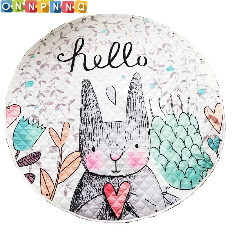 Cartoon Soft Baby Play Mat Kids Rug Floor Mat Boy Girl Carpet Game Mat Baby Activity Mat For Children Educational Toy