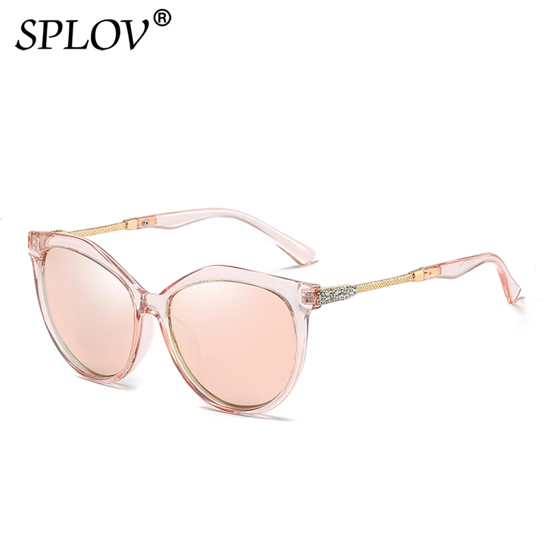 SPLOV Women Polarized Sunglasses Vintage Oval Diamond Sun Glasses Lady Luxury Brand Designer Driving Glasses Gafa De Sol UV400