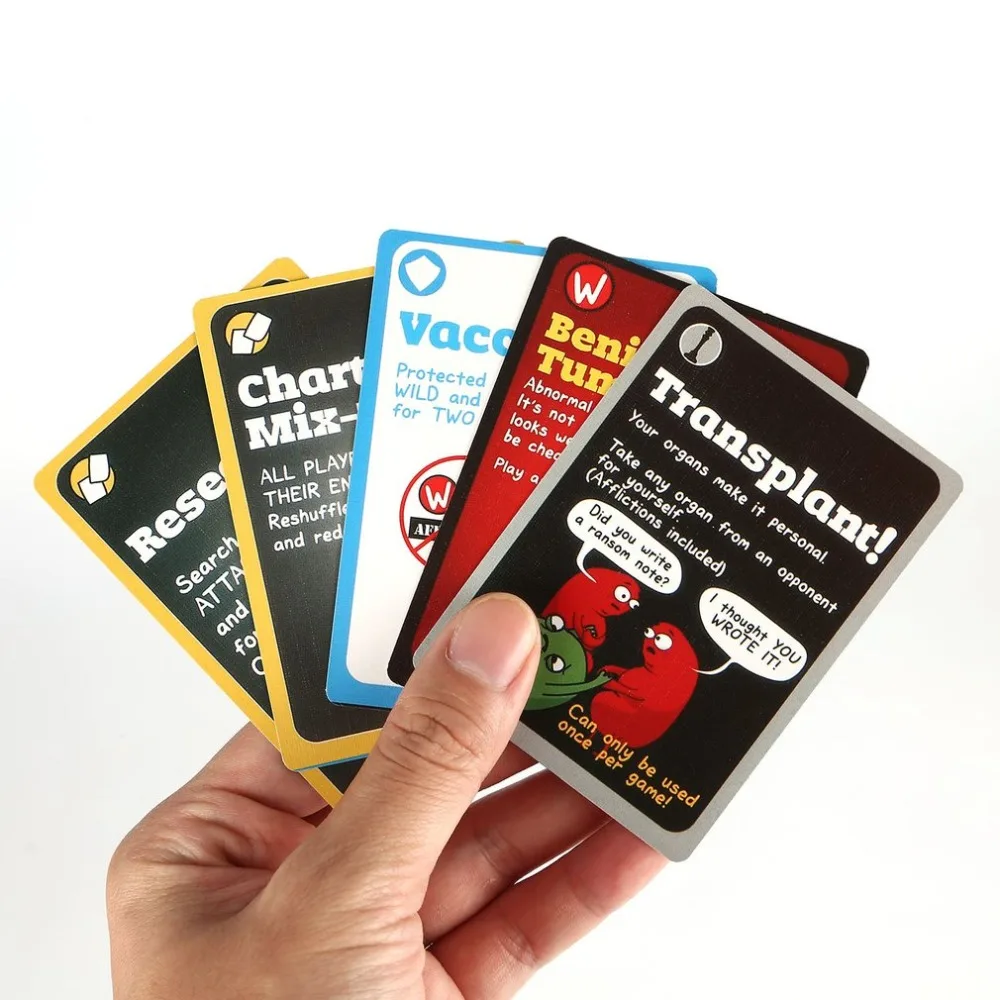 Organ Attack - Desktop Game Card Fun Adult Drinking Game For Parties Home