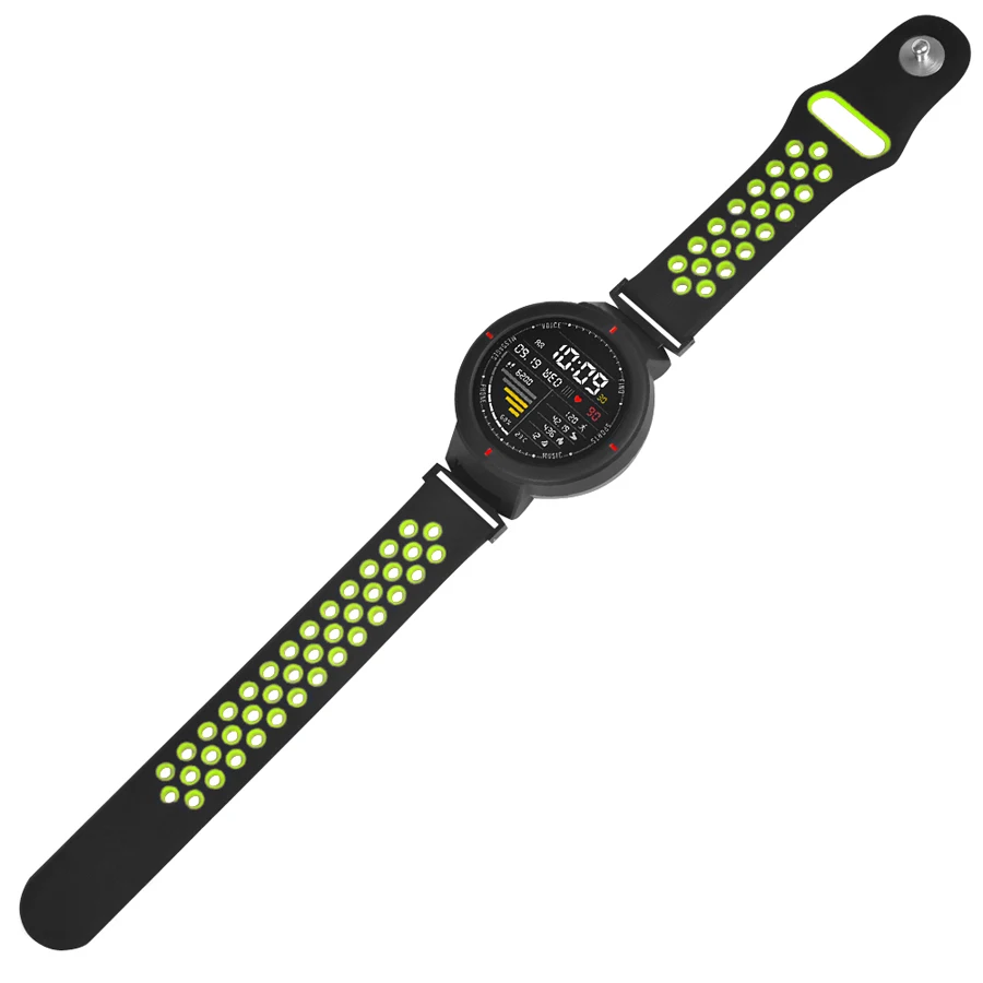 Силиконовый ремешок для часов сменный Браслет Huami Amazfit Verge 3 ремешка двухцветные