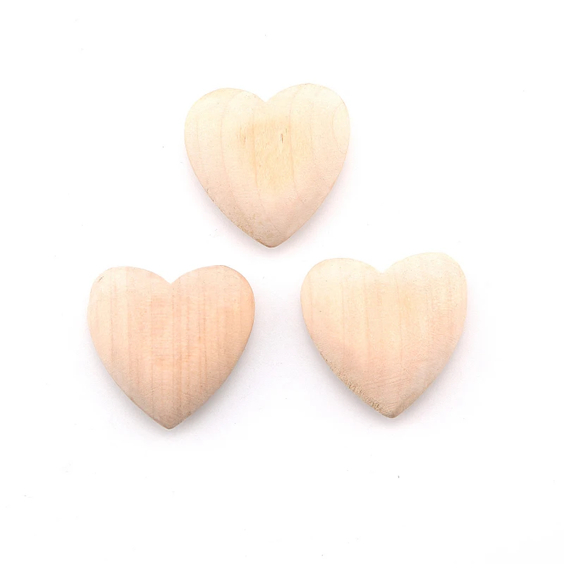 Sanshoor Love Heart Natural Wood Wholesale Unfinished Wooden Heart