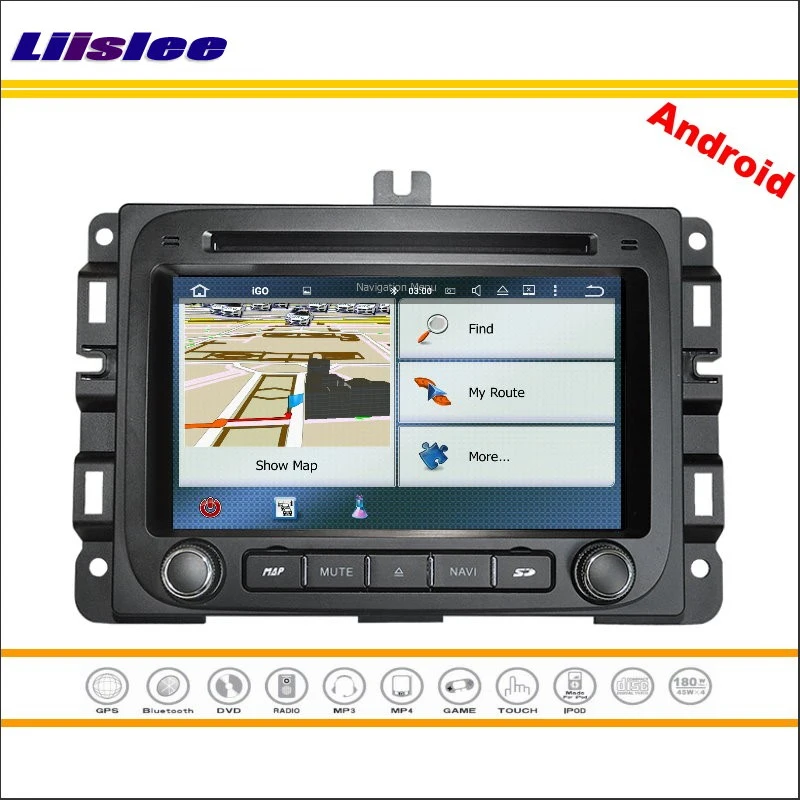 Excellent Liislee Car Android Multimedia For Dodge RAM 1500 2014~2016 Stereo Radio Video CD DVD Player GPS Map Nav Navi Navigation System 3