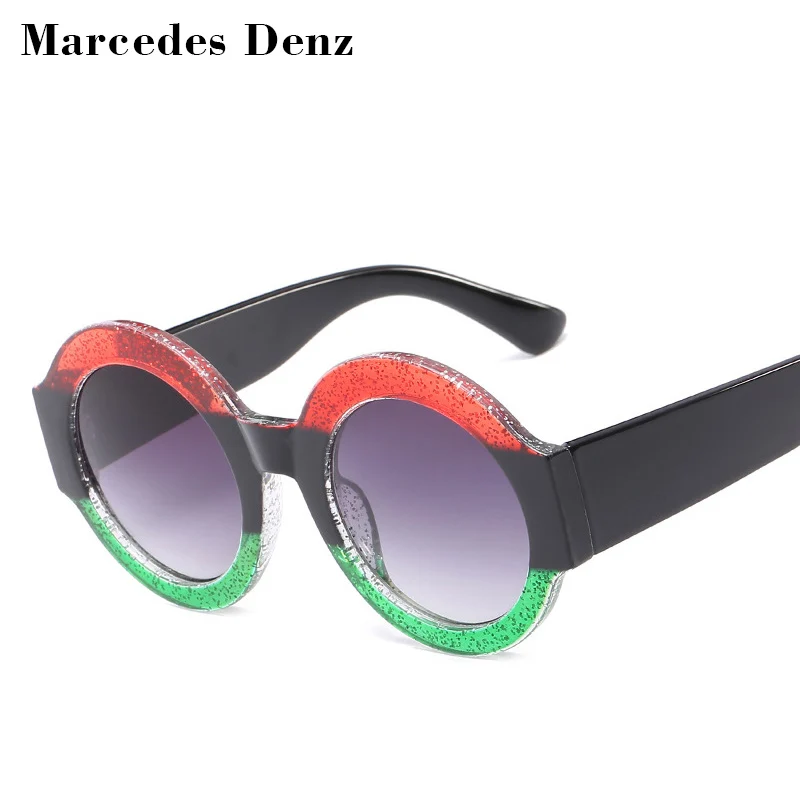 Buy New Luxury Vintage Round Sunglasses Women Brand Designer Circle