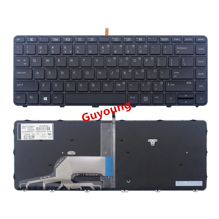 Клавиатура с подсветкой для hp Probook 430 G3 430 G4 440 G3 440 G4 445 G3 640 G2 645 G2 446 G3 США Клавиатура ноутбука