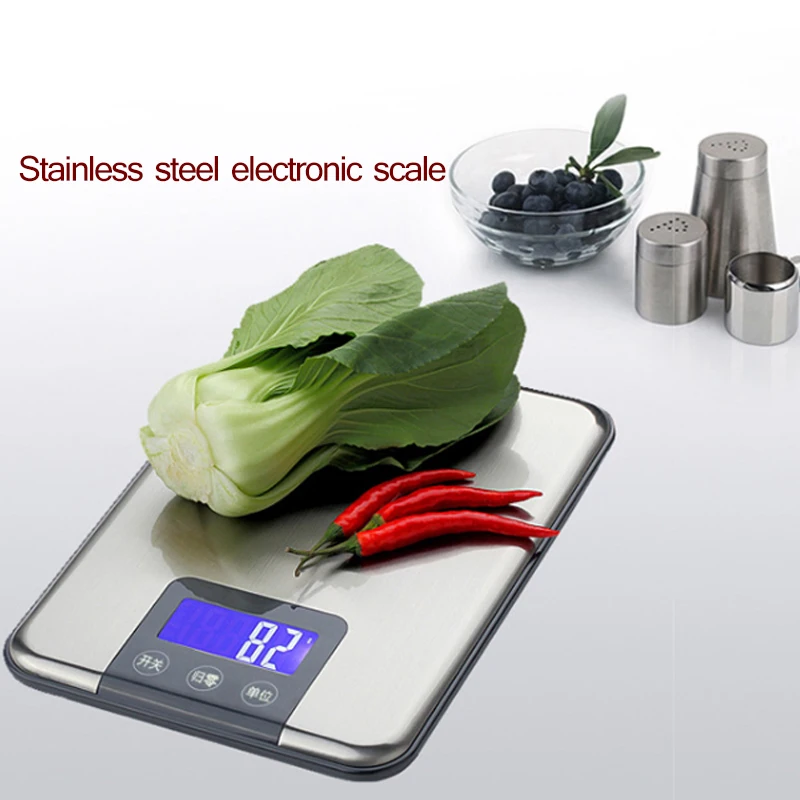 

Plastics Metal Silver Black Kitchen Food Weight Precision Electronic Scale Household Portable Useful Mini Pocket Measure Tool