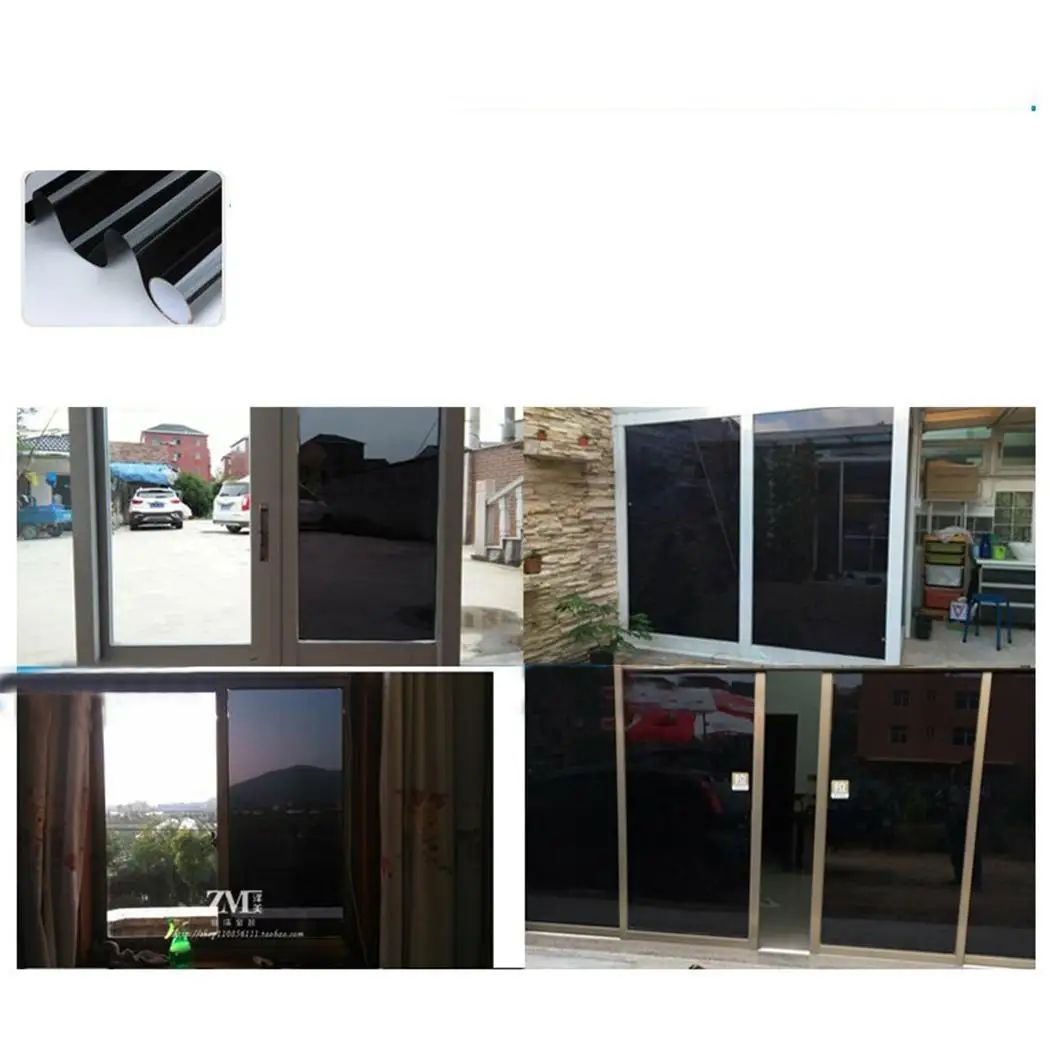 Reflective Window Film Insulation Window Mirror Glass Films Stickers UV