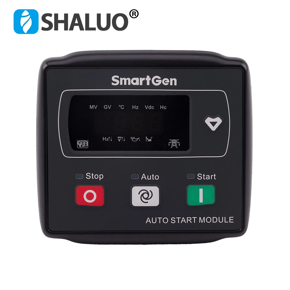 Online MGC120 pequeño genset controlador co auto inicio y parada ATS conmutación único genset modul pantalla LED diesel generador partes