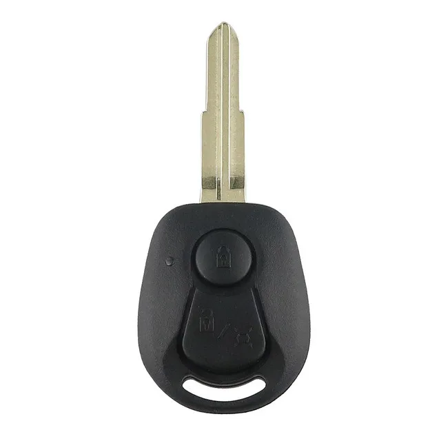 

RIOOAK 2 Button Remote Key Case For Ssangyong Actyon Kyron Rexton korando Replacement Uncut blade Key Shell Cover Case