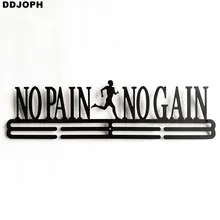 Metal medal hanger Running medal holder No Pain No Gain medal display rack hold 32~45 medals Metal medal hanger Running medal holder No Pain No Gain medal display rack hold 32~45 medals