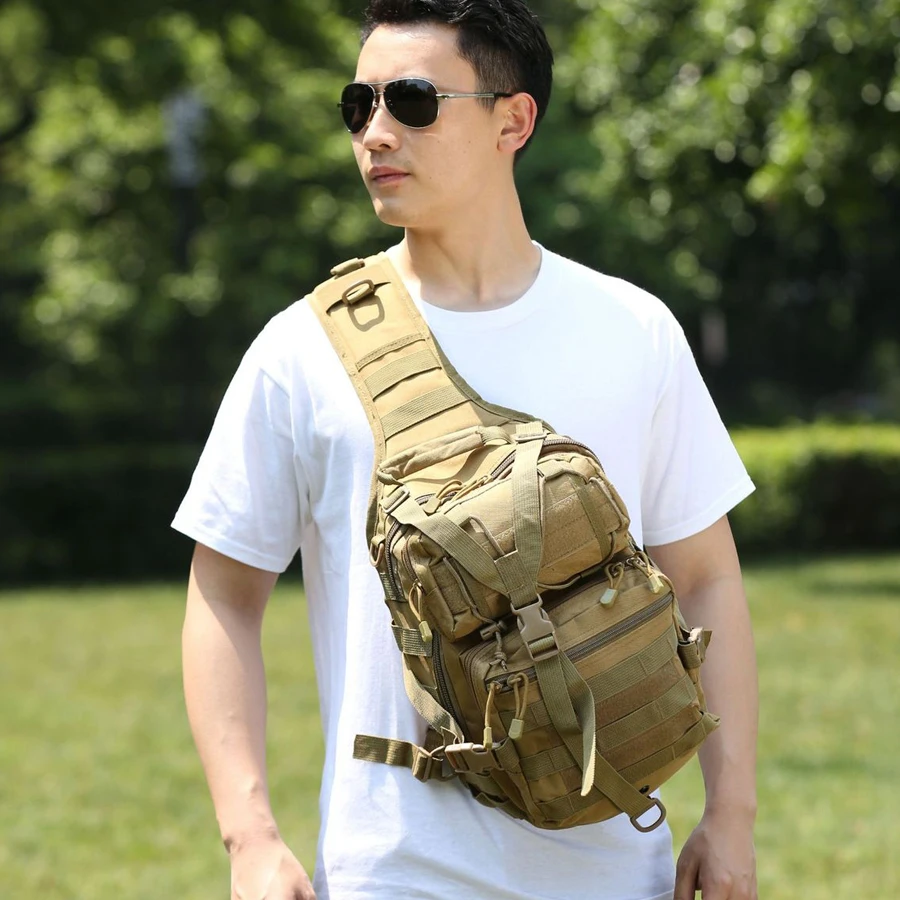 Large Capacity Shoulder Bag Outdoor Military Tactical Backpack MOLLE Army Climbing Camping Hunting Fishing Hiking Bag Sport