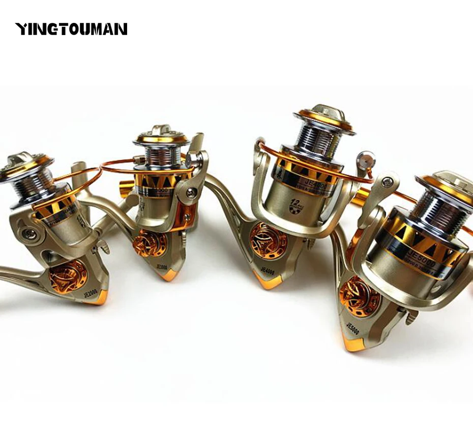 YINGTOUMAN 2Pcs/Lot Ky 2000-7000 Wire Cup Metal Main Plastic Rough Throw Line Configuration Fishing Wheel Left/Right Hand | Спорт и