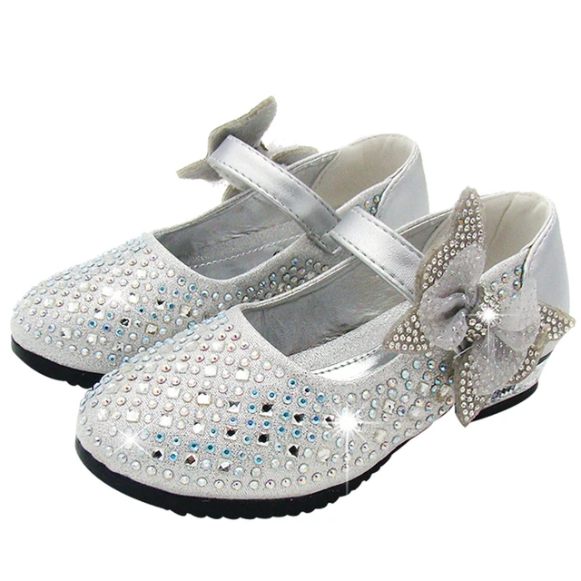 2018 New Princess Children Princess Sandals Kids Girls Wedding Shoes ...