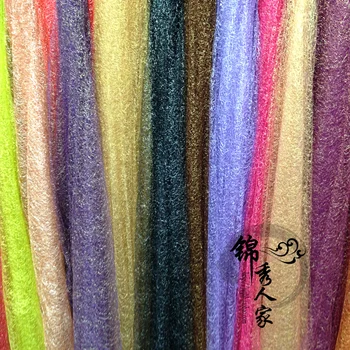 

Gold silk webs Pure manual diy fashion wedding decoration color of yarn net gauze fabrics