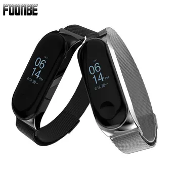 

Metal Magnetic button Bracelet for Xiaomi MiBand 3 Screwless Strap for Mi Band 3 Bracelet Wrist Band Steel for Xiaomi MiBand 3