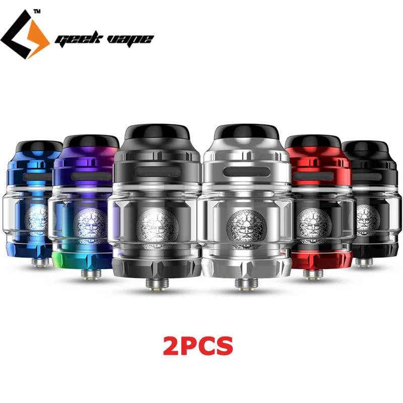 

2Pcs/lot Geekvape Zeus X RTA Tank 4.5ml Top airflow Support Single Dual Coil VS Electronic cigarette atomizer Zeus Dual RTA Vape