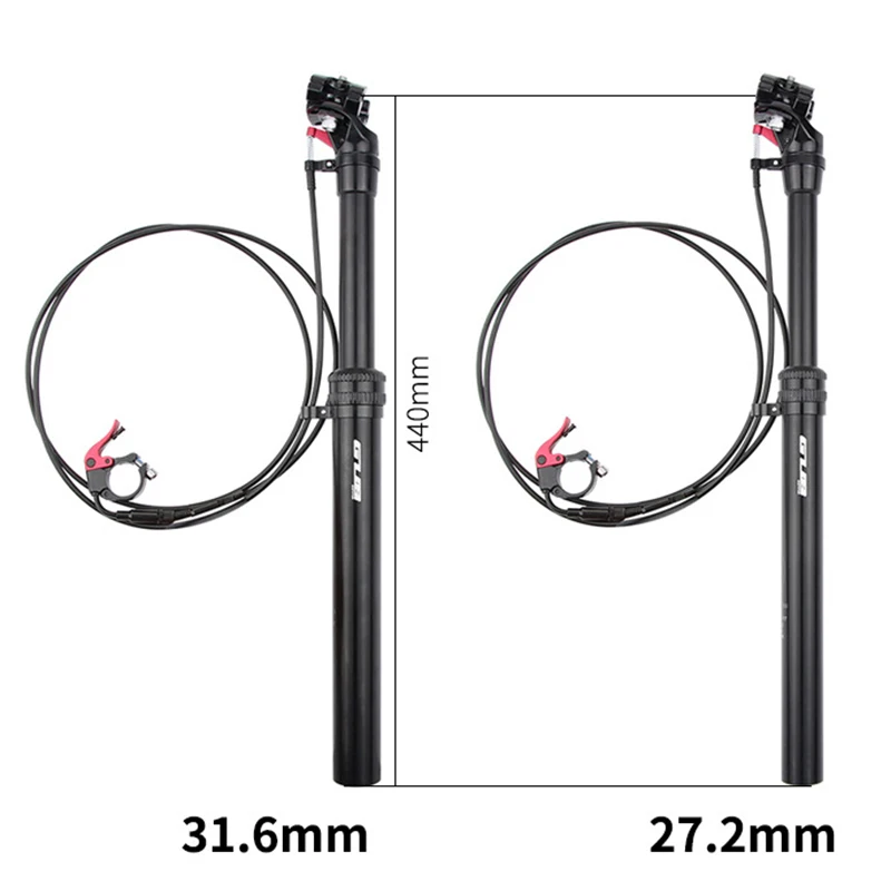 

Wire-controlled lifting seat tube GUB SD440 Mountain Biker Control Wire-controlled Lifting Seat Tube Black