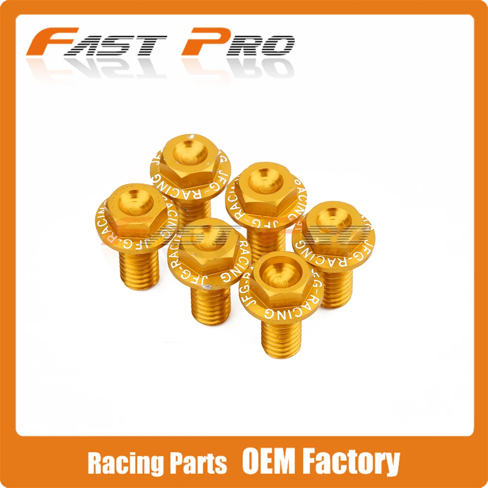 

6PCS Front Fork Guard Bolt Screws For SUZUKI DRZ400SM DRZ400 SM DRZ 400SM 2005 2006 2007 2008 2009 2010 2011-2017 Motorcycle