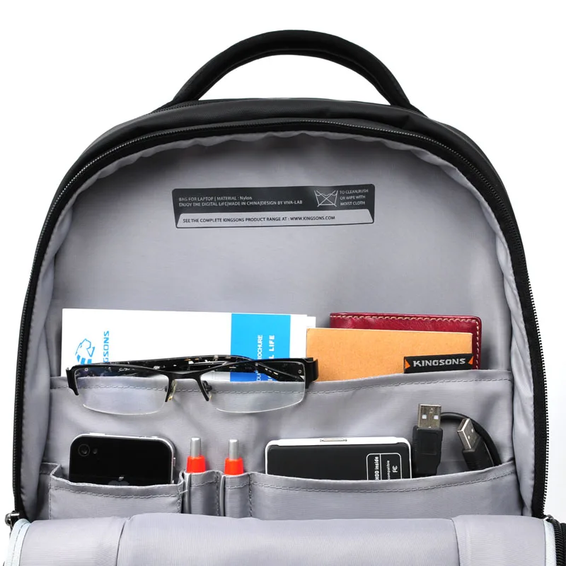 Kingsons portátil Negro Mochila diaria Mochila hombres computadora mochilas Mochila femenina bolsa bolsas de la escuela Mochila de hombres Kingsons portátil Negro Mochila diaria Mochila hombres computadora mochilas Mochila femenina bolsa bolsas de la escuela Mochila de hombres