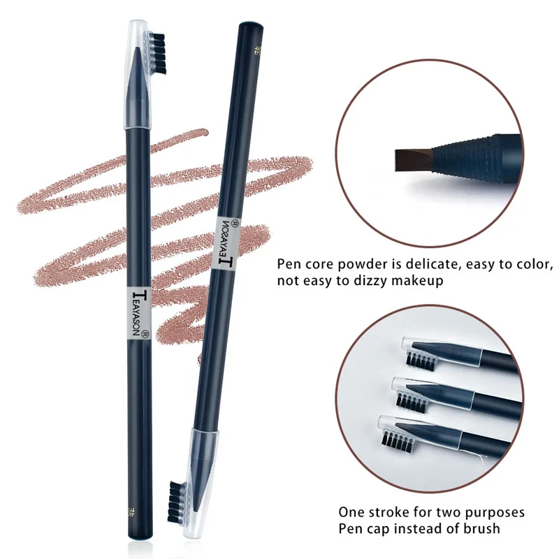 Eyebrow Enhancers Eyes Makeup Professional Eye Brow Dye Cream Pencil Long-lasting Waterproof Brown Tint Paint Henna Eyebrows