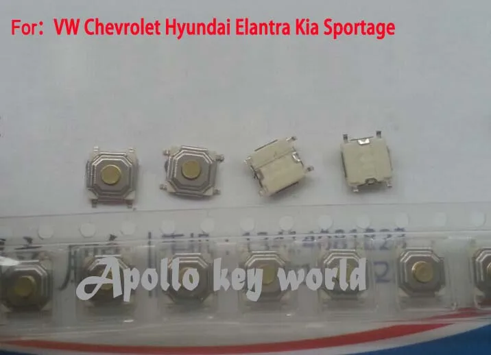 

Micro Switch Tactile Push Button For Hyundai Elantra Tucson KIa Sportage,Tact Switch For VW Chevrolet Remote Key Car Audio