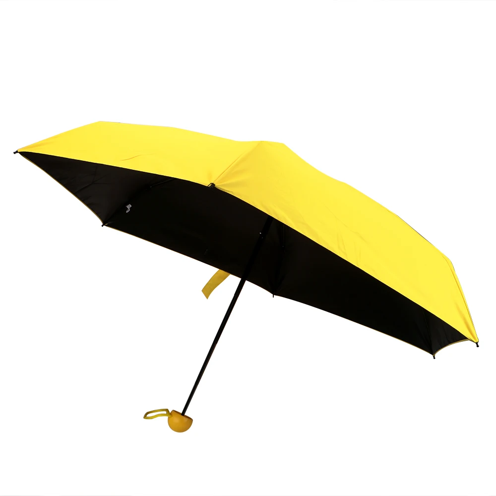 HOOMIN Мини зонтик-капсула карманный зонтик Портативный путешествия ветрозащитные Зонты прозрачный карман анти-УФ-зонтик складной Зонты