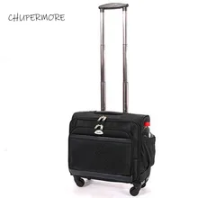 Удобный Оксфорд сумки на колёсиках Spinner 18 дюймов для мужчин бизнес доска самолет чемодан колёса вести дорожные сумки