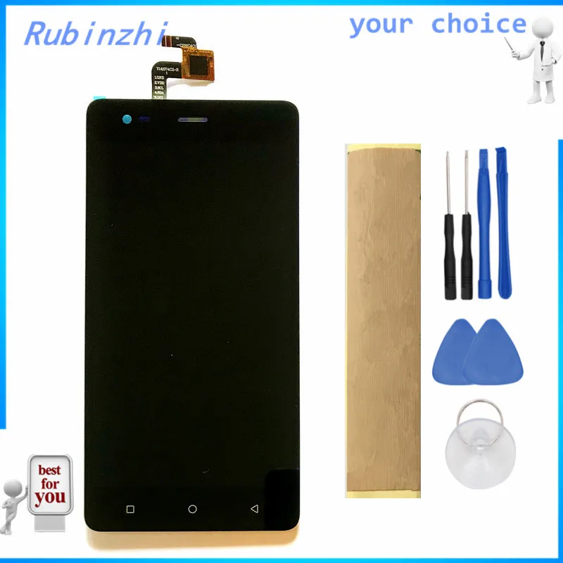 

RUBINZHI With Tape Tools For Prestigio Grace R5 LTE PSP5552 DUO PSP 5552 LCD Display Screen With Touch Screen Assembly