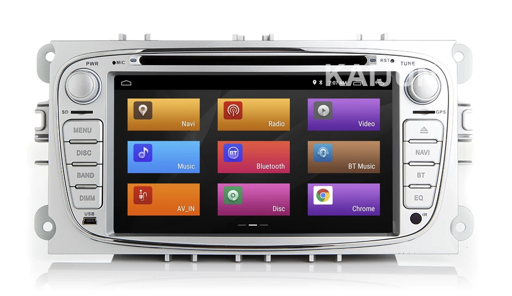 Discount IPS screen Android 8.1 Car DVD Multimedia Player GPS for Ford Mondeo Focus S/C Max Galaxy Kuga with wifi BT Stereo Radio 11