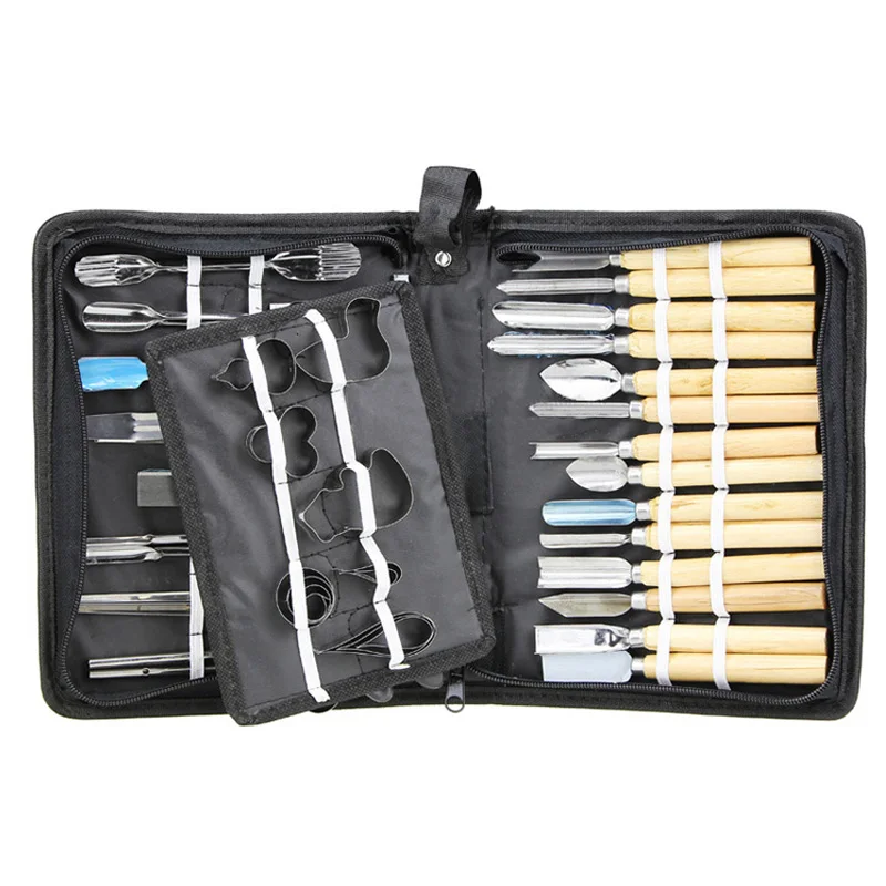 

Culinary Carving Tool Set 46 in 1 Fruit/vegetable Garnishing/cutting/slicing Set Garnish Kitchen Tool Set GQ999