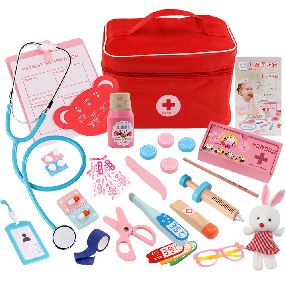 wooden dr set