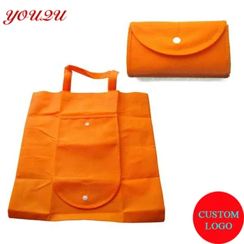 

Customize non woven fold shopping bag with logo printing