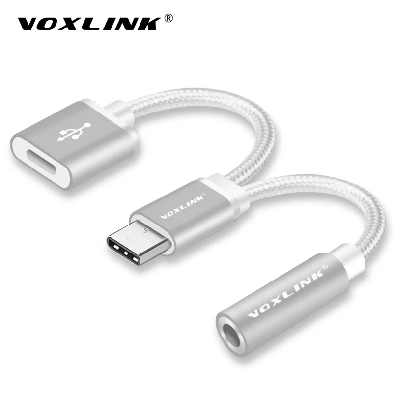 Кабель для наушников VOXLINK USB Type C к аудиоразъему 3 5 мм зарядный адаптер Letv 2/Xiaomi
