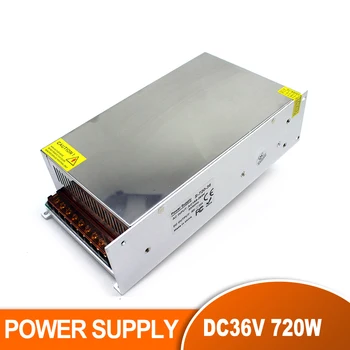 

DC36V Power Supply Switch 20A 720w Driver Transformer AC110V 220V to DC 36V Power Supplies for CCTV Motors 3D Printer Stepper