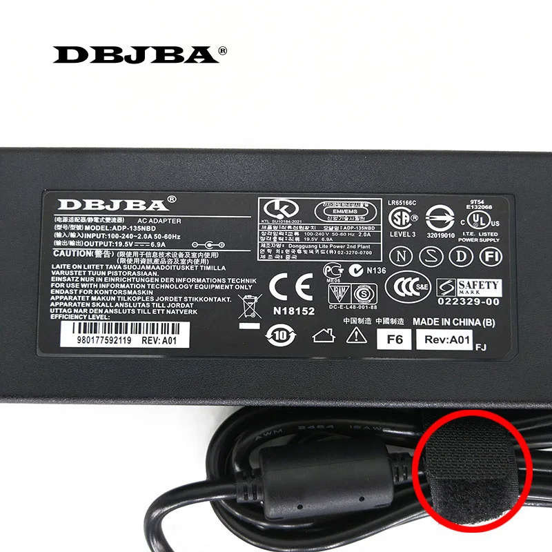 ADP-135FB B HSTNN-LA01 AC 어댑터 충전기, HP DC7800 DC7900 DC8000 DC8300 DC8200 엘리트 데스크탑 PC 전원용, 19.5V, 6.9A, 135W